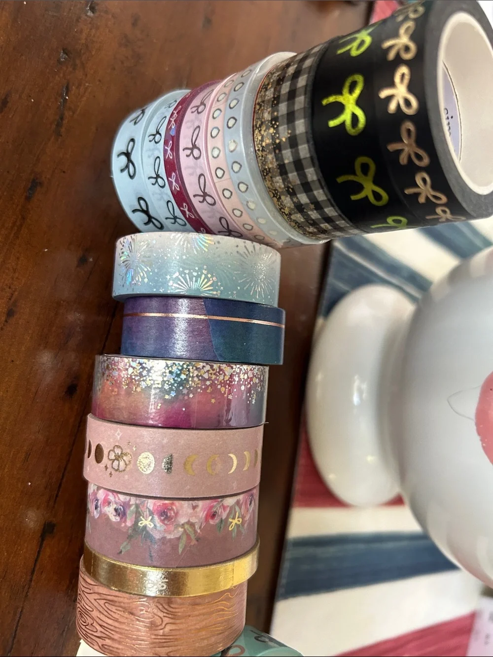 Simply gilded bundle 20Washi Tape Set - Assorted Blue, Pink, Gold, Black